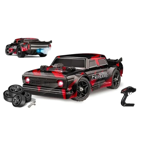 Машина радиоуправляемая с пультом управления Erocket HS16351, от 6 лет, красная/черная Машина радиоуправляемая с пультом управления Erocket HS16351, от 6 лет, красная/черная