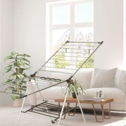 Сушилка для белья Harbinger Lux MM017, 20 м, алюминий/пластик, серебристая