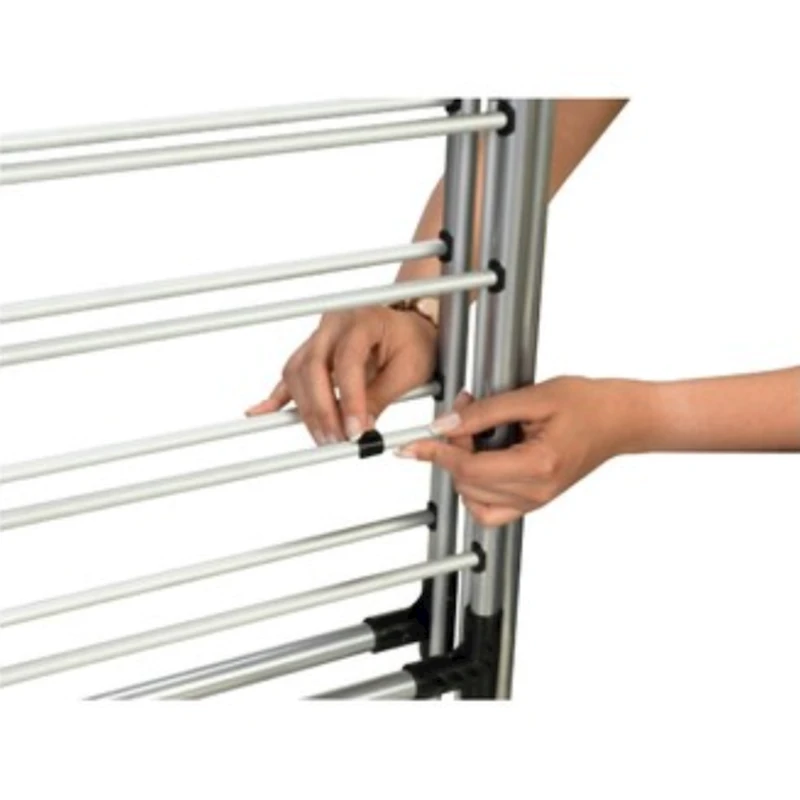 Сушилка для белья Harbinger Lux MM017, 20 м, алюминий/пластик, серебристая Сушилка для белья Harbinger Lux MM017, 20 м, алюминий/пластик, серебристая