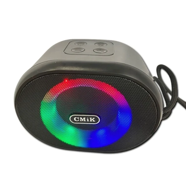 Беспроводная КОЛОНКА CMiK MK-801, Bluetooth LED 8 Вт, MP3. ФМ