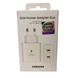 Адаптер питания Samsung 50 Вт Duo 2 PD port TELEDOCTOR белый
