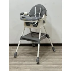 Детский стульчик для кормления AZR-238 0-4 года, серый Детский стульчик для кормления AZR-238 0-4 года, серый