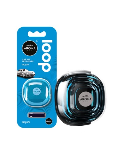Avtomobil üçün ətirləndirici Aroma Car LOOP Gel Aqua, gel, deflektor üçün - 63114