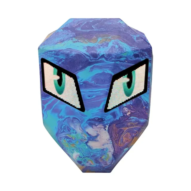 Мотосумка LED Eyes with programmable color screen Mochila, голубой/черный Мотосумка LED Eyes with programmable color screen Mochila, голубой/черный