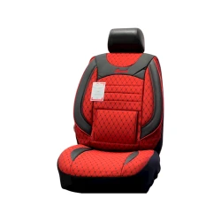 Oturacaq üçün çexol Deluxe Boss Ipek 6, qara/qırmızı