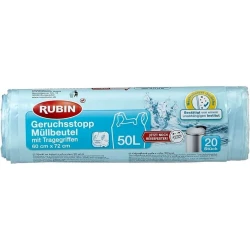 Мешки для мусора Rubin Geruchsstopp, 50 л, 20 шт