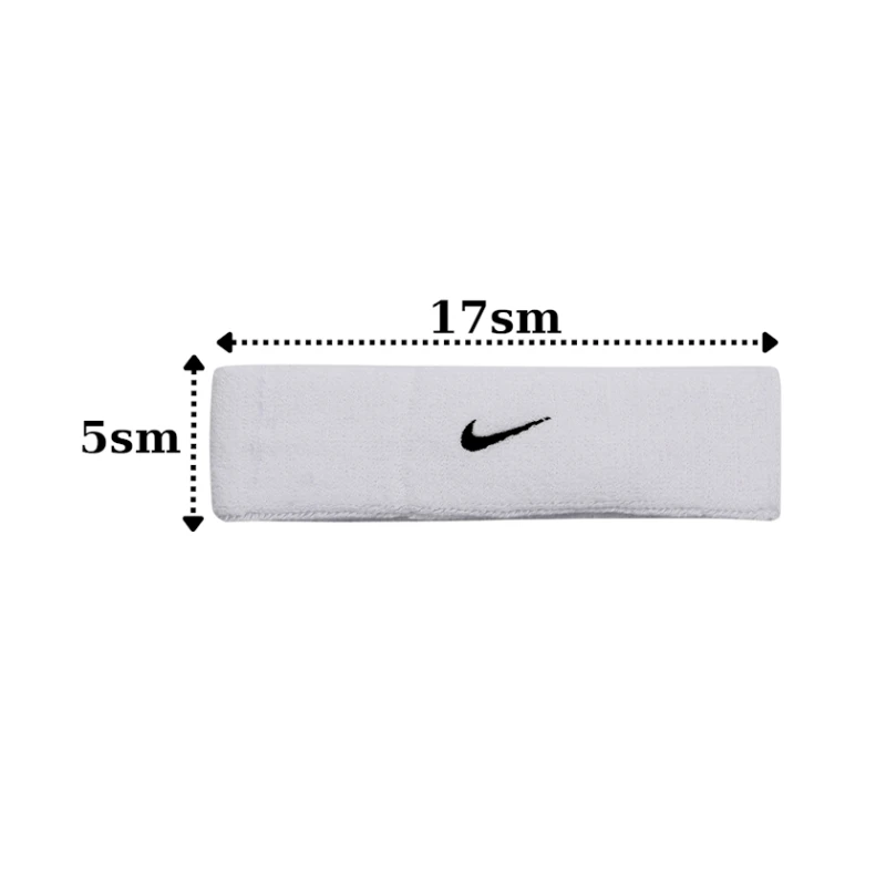 Повязка на голову Colosseum Nike 1733 хлопок/нейлон, 5x17 см, белая