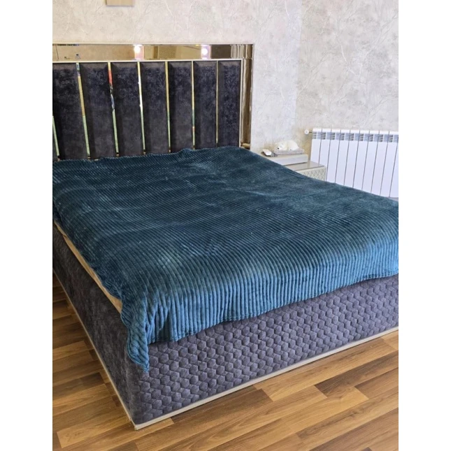 Örtük MiraNova LQ-115, göy, 150x200 sm