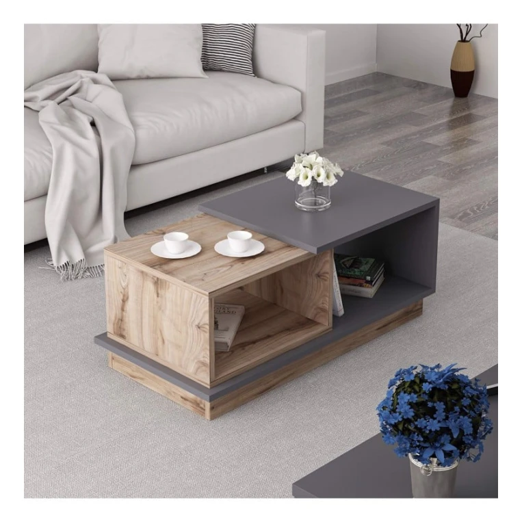 Jurnal masası Art_61, laminat, antrasit/qəhvəyi, 36x90x45 sm Jurnal masası Art_61, laminat, antrasit/qəhvəyi, 36x90x45 sm