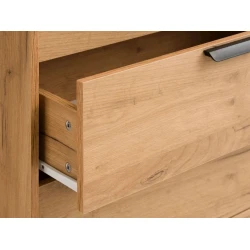 Комод JYSK Jenslev 71x36x89 см, 4 ящика, коричневый Комод JYSK Jenslev 71x36x89 см, 4 ящика, коричневый