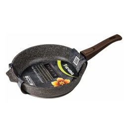 Сковородка Мечта Premium 22902, 22 см, Алюминий, Съемная ручка, Коричневый