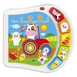 Книга-игра Chicco Baby Senses Animals Junior, от 6 месяцев, 19.5x19 см