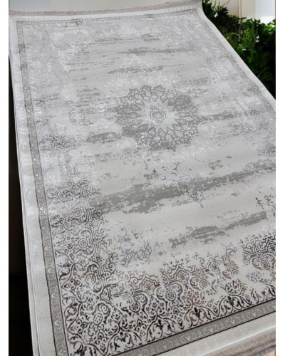 Xalça TB-0233, 100х200 sm, bambuk/ipək/kətan, rəngbərəng