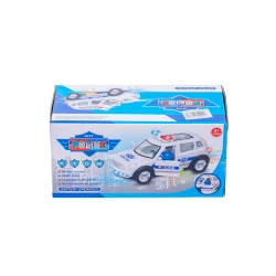 Полицейская машина 4388B, 19x10 см, от 3 лет, белая
