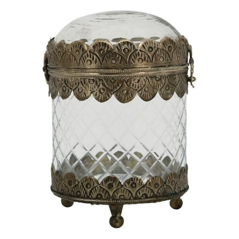 Сахарница Exner Home, 11x16 см, металл/стекло, прозрачный