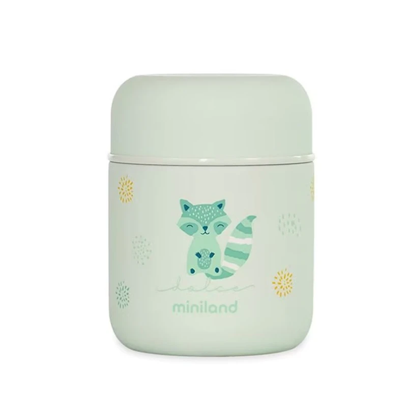 Qida üçün termos Miniland Mini ST00455, 280 ml, yaşıl