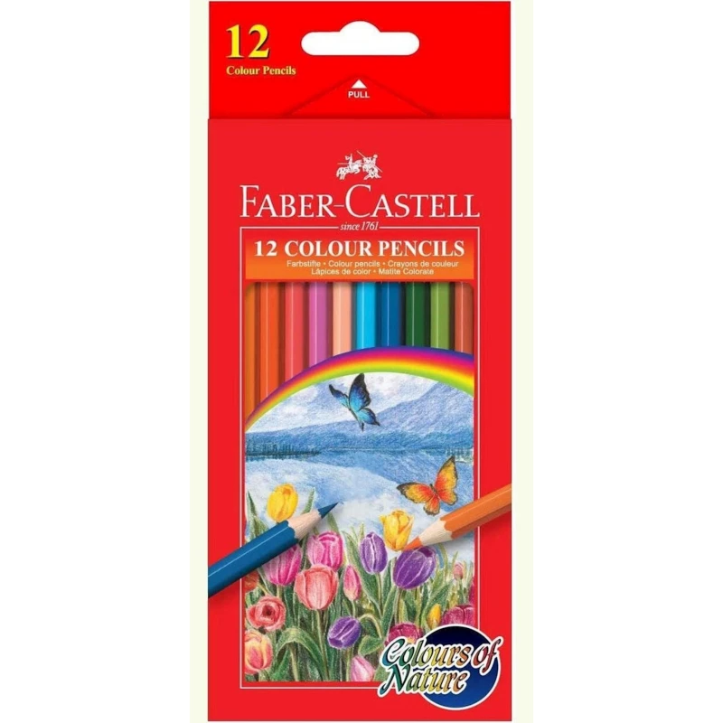 Rəngli karandaşlar dəsti Faber-Castell Colors of Nature, 12 əd, məhsul çeşiddə