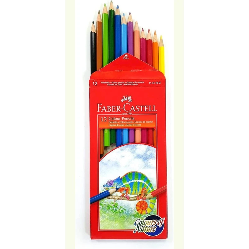 Rəngli karandaşlar dəsti Faber-Castell Colors of Nature, 12 əd, məhsul çeşiddə
