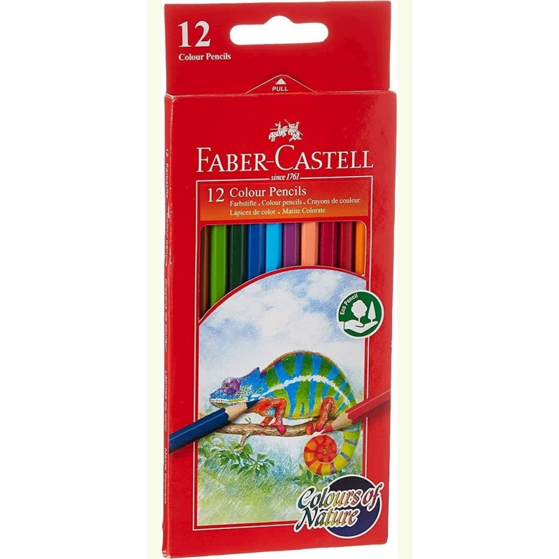 Rəngli karandaşlar dəsti Faber-Castell Colors of Nature, 12 əd, məhsul çeşiddə