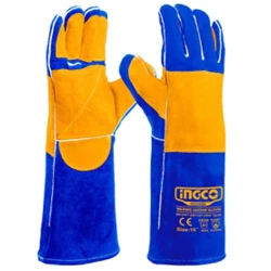 Защитные перчатки Ingco HGVW04, для сварки, размер 16 Защитные перчатки Ingco HGVW04, для сварки, размер 16