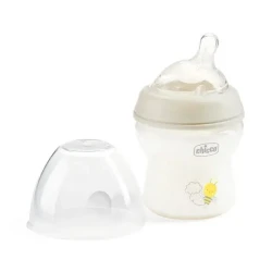 Бутылка для кормления Chicco Natural Feeling Color 0m+, прозрачная, пластик, 150 мл
