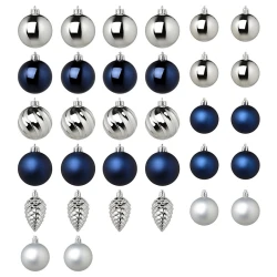 Набор ёлочных игрушек IKEA Vinter 2021 104.989.66, 32 шт Набор ёлочных игрушек IKEA Vinter 2021 104.989.66, 32 шт