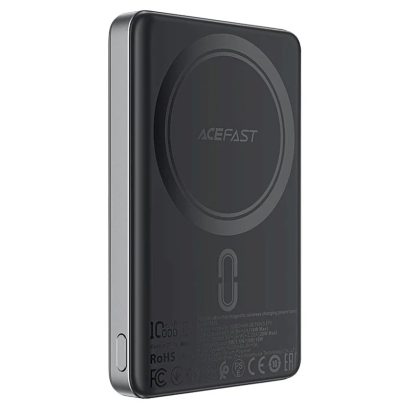 Внешний аккумулятор Acefast M12 PD20W 10000mAh Black Внешний аккумулятор Acefast M12 PD20W 10000mAh Black