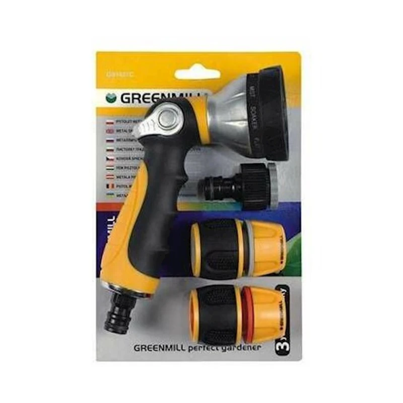 Şlanq taxması ilə suvarma dəsti Greenmill GB1627C