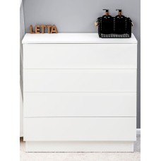 Tumba Letta, LDSP, ağ, 73х33х75 sm (3563_KomodWhite)