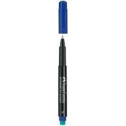 Перманентный маркер Faber-Castell Multimark 151351, синий