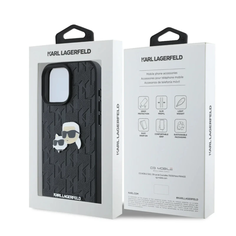 Чехол CG Mobile Karl Lagerfeld PU кожа для Apple iPhone 16 Pro Черный - 3666339350802 Чехол CG Mobile Karl Lagerfeld PU кожа для Apple iPhone 16 Pro Черный - 3666339350802