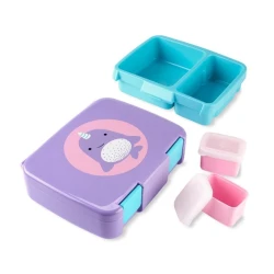 Yemək konteyneri Zoo Narwhal, bənövşəyi, 3+ yaş