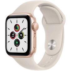 Ağıllı saat Apple Watch SE GPS 40mm Gold Aluminium with Starlight Sport Band (MKQ03RU/A)