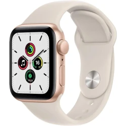 Смарт-часы Apple Watch SE GPS 40mm Gold Aluminium with Starlight Sport Band (MKQ03RU/A)