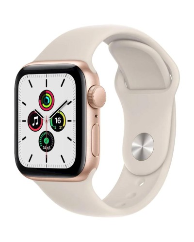Ağıllı saat Apple Watch SE GPS 40mm Gold Aluminium with Starlight Sport Band (MKQ03RU/A)