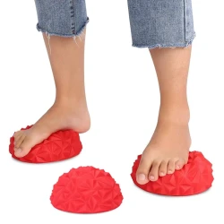 Массажный полусферический мяч, ПВХ, 16.5 x 8.5 см, товар в ассортименте