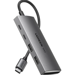 USB хаб Ugreen 30758 USB-C to USB 3.2, USB-C Grey USB хаб Ugreen 30758 USB-C to USB 3.2, USB-C Grey