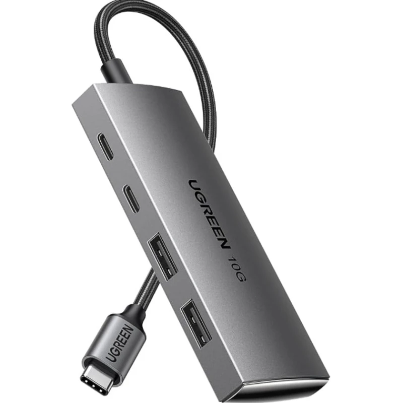 USB HUB Ugreen 30758 USB-C to USB 3.2, USB-C Grey USB HUB Ugreen 30758 USB-C to USB 3.2, USB-C Grey