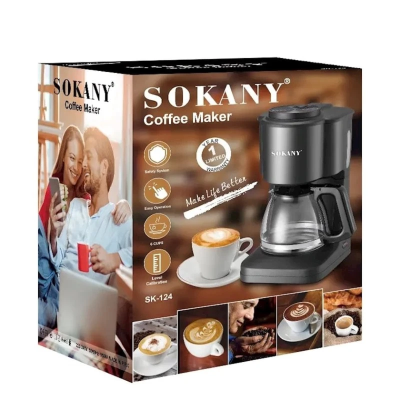 Кофеварка Sokany SK-124 Кофеварка Sokany SK-124