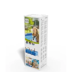 Каркасный бассейн Intex Champion020221, синий, 450x220x84