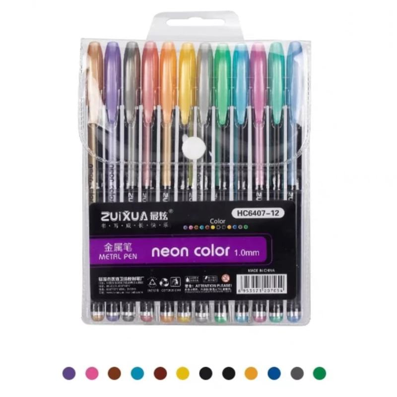 Rəngli qələm dəsti HC6407-12, 12 əd
