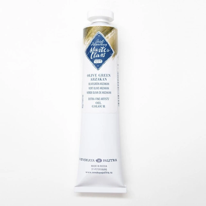 Краска масляная Невская Палитра Мастер-Класс, N 740 Оливковая Арзакан, 46 мл