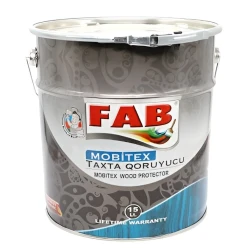 Taxta qoruyucu lakı FAB boya Mobitex, 15 l