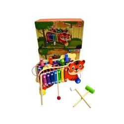 Деревянная игрушка Логический ксилофон T2255881902-1, разноцветная, 29x14x16.5 см, 3+ лет Деревянная игрушка Логический ксилофон T2255881902-1, разноцветная, 29x14x16.5 см, 3+ лет