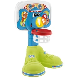 Игрушка Chicco Basket League с мячиком, пластик, зеленая, голубая, от 12 месяцев
