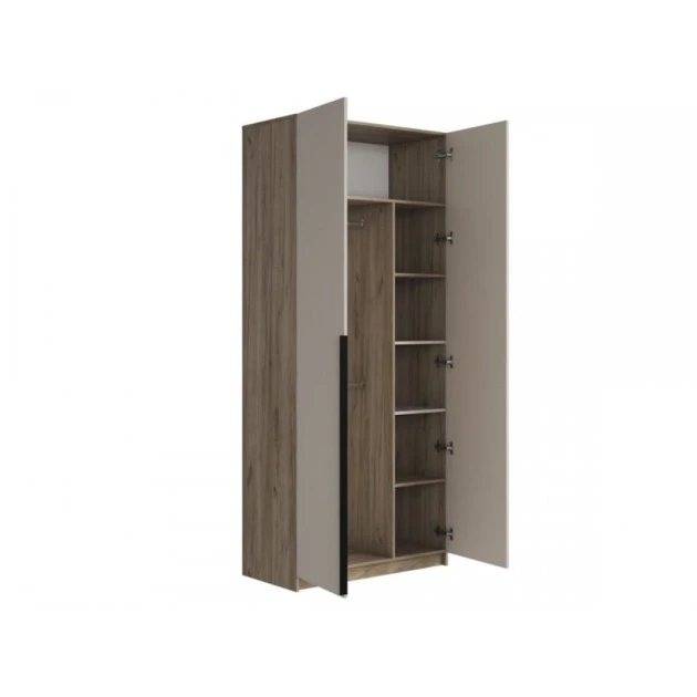 Шкаф Art Mebel Art-60-25, ЛДСП, кремовый, 50x60x210 см Шкаф Art Mebel Art-60-25, ЛДСП, кремовый, 50x60x210 см