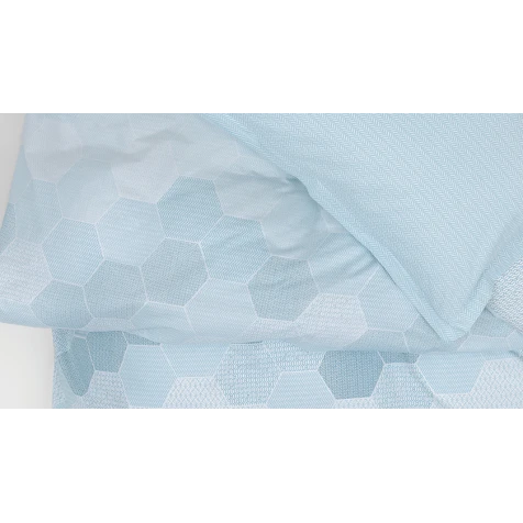 Комплект постельного белья Yataş Kenny, односпальный, пододеяльник 160x220 см, простыня 180x240 см, наволочка 50х70 см, хлопок, Mavi