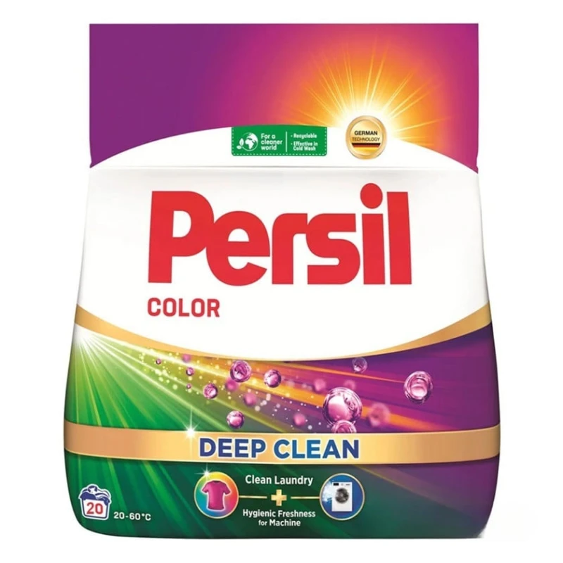 Yuyucu toz Persil Color Deep Clean, rəngli paltarla üçün, 3 kq