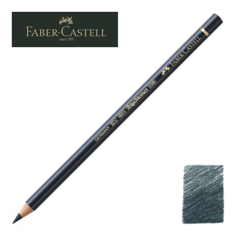Цветной карандаш Faber-Castell Polychromos, цвет 157, темный индиго Цветной карандаш Faber-Castell Polychromos, цвет 157, темный индиго