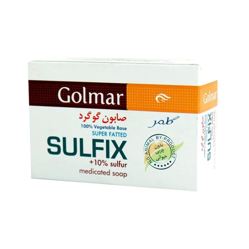 Туалетное мыло Golmar Sulfix Sulfur Soap, 120 г Туалетное мыло Golmar Sulfix Sulfur Soap, 120 г